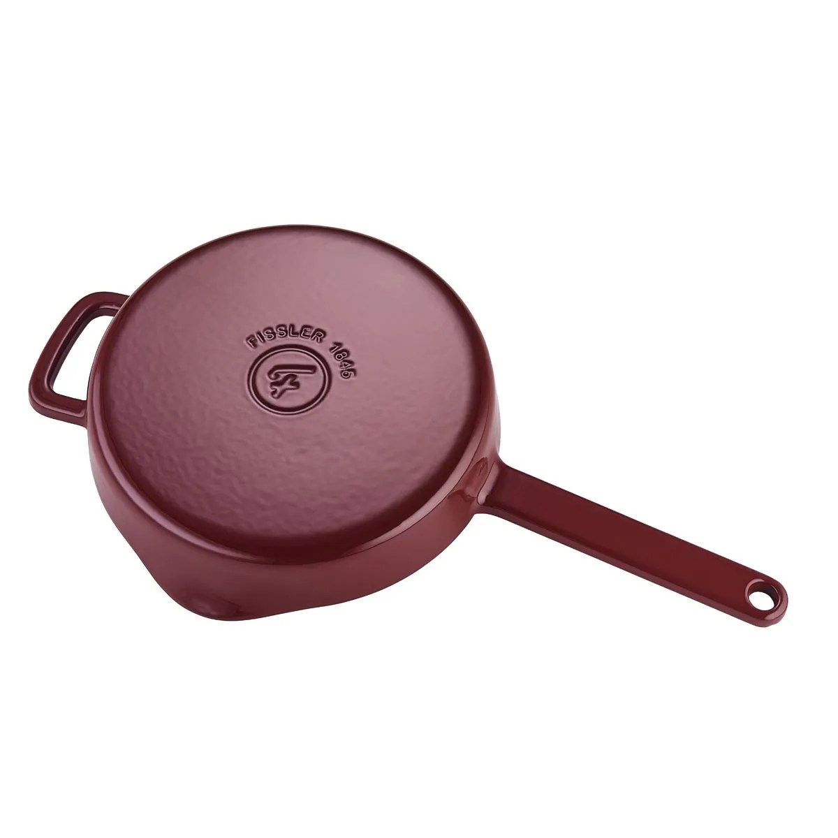 FISSLER MOMENTS BRAADPAN BURGUNDY RED 26cm FISSLER MOMENTS BRAADPAN BURGUNDY RED 26cm